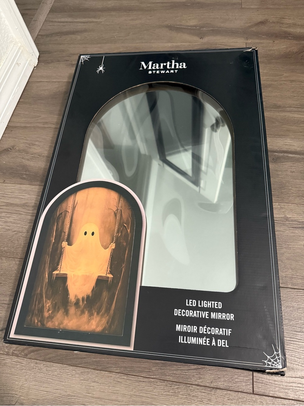 Martha Stewart Ghost on Swing Mirror 24" NEW 2026